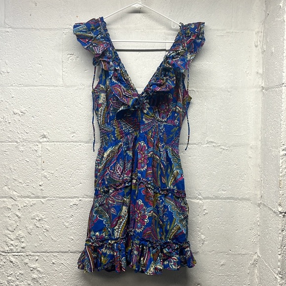 House of Harlow 1960 Dresses & Skirts - House of Harlow 1960 Blue Floral Mini Dress